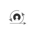 agile, manager icon. Element of marketing icon for mobile concept and web apps. Detailed agile, manager can be used for web and