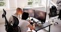 Agile Paarprogrammierung Und Extreme Codierung Royalty Free Stock Photo