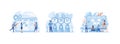 agile project management concept, business concept background, agile visual project management method, teamwork concept.