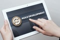 Agile Software Development Business Internet Techology Concept Royalty Free Stock Photo