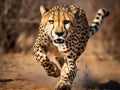 The Agile Sprint of the Cheetah in Savannah