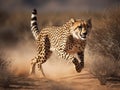 The Agile Sprint of the Cheetah in Savannah