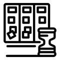 Agile task board showing time management with hourglass
