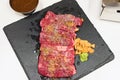 Raw beef ferment Royalty Free Stock Photo