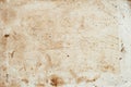 Aging, worn paper with water stains and rough edges Royalty Free Stock Photo