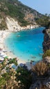 Agiofili beach at Lefkada island Royalty Free Stock Photo