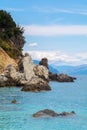 Agiofili beach on Lefkada island in Greece