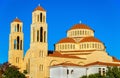 Agioi Anargyroi Orthodox Cathedral in Paphos Royalty Free Stock Photo