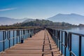 Agios Achilios view from the floating bridge