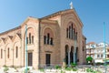 Agios Dionisios Saint Denis Church and the soaring bell tower, the largest church in Zakynthos Town located along