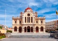 Agios Minas Saint Minas Cathedral in Heraklion, Crete island, Greece Royalty Free Stock Photo