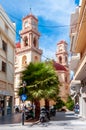 Agios Minas Saint Minas Cathedral in Heraklion, Crete island, Greece Royalty Free Stock Photo