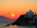 Agios nikolaos church  ,  psara island ,  greece Royalty Free Stock Photo