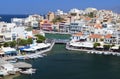 Agios Nikolaos city at Crete, Greece