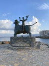 Sculpture of Europe sitting on a bull Royalty Free Stock Photo