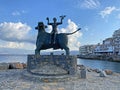 Sculpture of Europe sitting on a bull Royalty Free Stock Photo