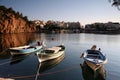 Agios Nikolaos Crete Lake boat