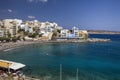 Agios Nikolaos is a popular tourist town in Crete. Beach, hotels and tourist attractions in the city. Beautiful Greek coast