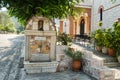 Evia island, Greece - July 01. 2020: Royalty Free Stock Photo