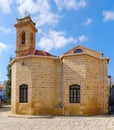 Small historic church in downtown Nicosia Royalty Free Stock Photo