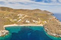 Agios Sostis beach of Kythnos island, Greece