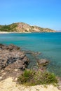 Agios Stefanos beach, Kos. Greece Royalty Free Stock Photo