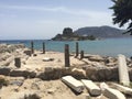 Agios stefanos beach, Kos Royalty Free Stock Photo