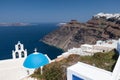 Agiou Mina Church Thira Santorini Royalty Free Stock Photo