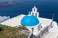 Agiou Mina Church Thira Santorini Royalty Free Stock Photo