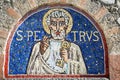 Agliate Brianza, mosaic of St. Peter Royalty Free Stock Photo