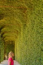 AGLIE ,TURIN / ITALY -CIRCA 5 AUGUST 2016: Green greenhouse of the castle of AGLIE on AUGUST 5 2016, in AGLIE