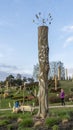 Christ the King Hill Sculpture Park in the Aglona, Latvia a Beautiful Nature Park Made of Wooden Sculptures in Honor of God Jesus