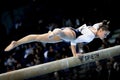 Agnes Suto-Tuuha of Iceland during the artistic gymnastics championships