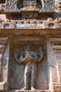 Agni, the Fire God, first niche at the base of agra-mandapa, Airavatesvara Temple, Darasuram, Tamil Nadu