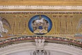 Agnus Dei (Lamb of God) - detail of mosaic of triumphal arch