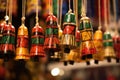 agogo bells for the rhythm section of a kwanzaa dance Royalty Free Stock Photo