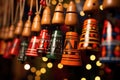 agogo bells for the rhythm section of a kwanzaa dance Royalty Free Stock Photo