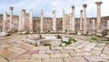 Agora ancient market in Jerash town