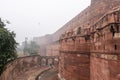 agra fort exterior view Royalty Free Stock Photo