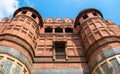 Agra Fort is a historical fort in the city of Agra in India. Royalty Free Stock Photo