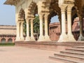 Agra Fort Pillars Royalty Free Stock Photo