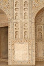Beautiful architectural and design display at Diwan-i-Khas of Agra Fort Royalty Free Stock Photo