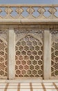 Beautiful architectural and design display at Diwan-i-Khas of Agra Fort Royalty Free Stock Photo