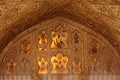 Beautiful carvings and designs inside Diwan-i-khas