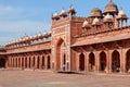 Agra, India - 16 March 2024, Badshahi Darwaja or kings entrance at Fatehpur sikri Royalty Free Stock Photo