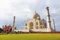 White marble Taj Mahal in India, Agra, Uttar Pradesh Royalty Free Stock Photo