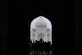 The entrance into the main garden of the Taj Mahal.