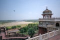 Taj mahal view from agra fort