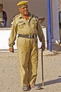 Agrd Indian policeman