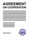 Agreement on Cooperation Royalty Free Stock Photo